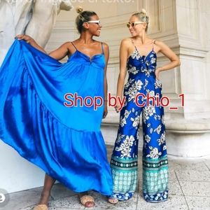 ZARA PRINTED JUMPSUIT WITH KNOT Bloggers favorite